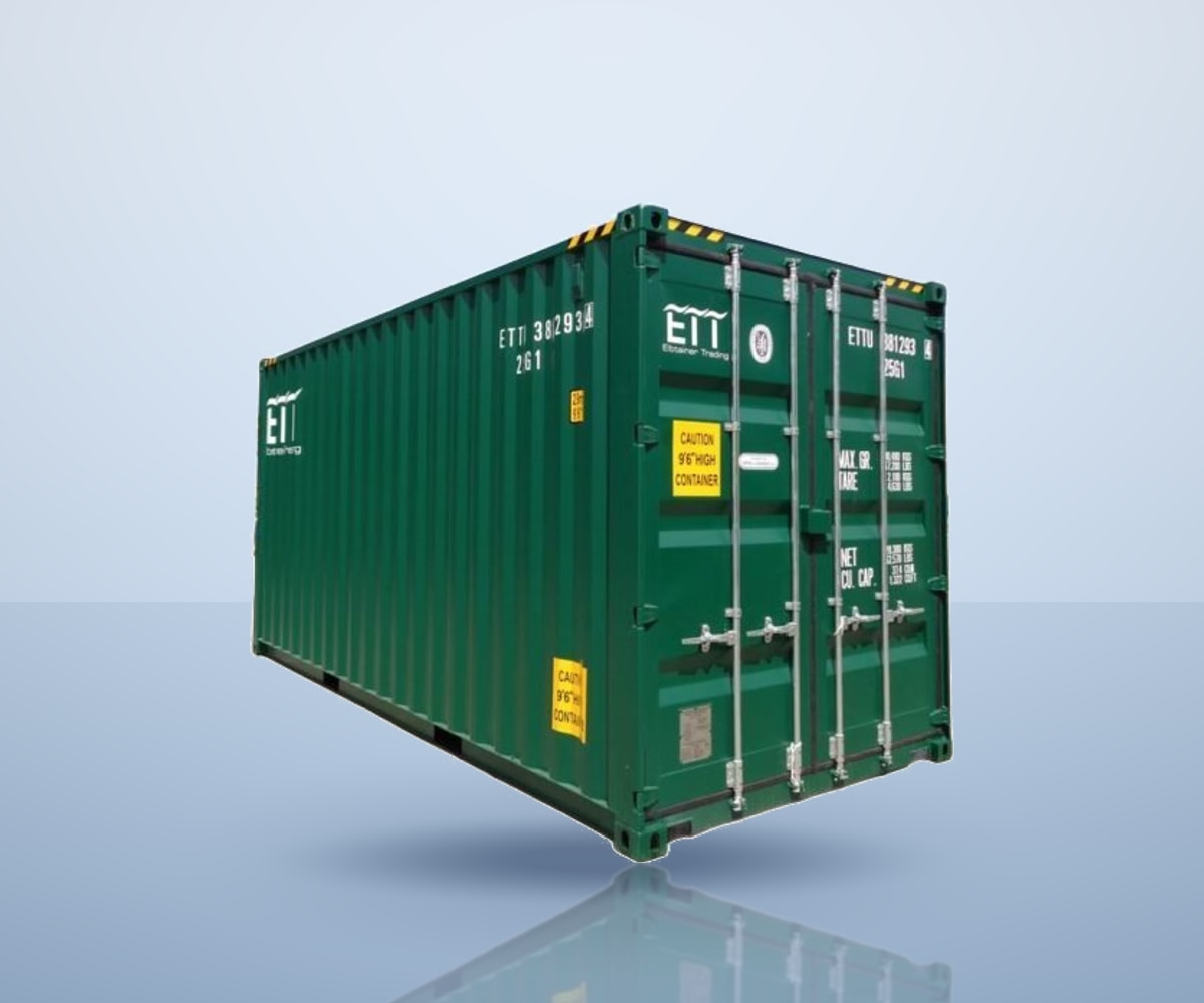 20 Fuß High Cube Seecontainer NEU (Einmalfahrt)