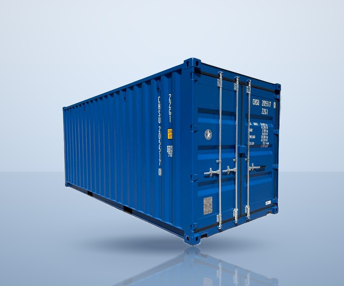 20 Fuß Seecontainer NEU – Standard (Einmalfahrt)